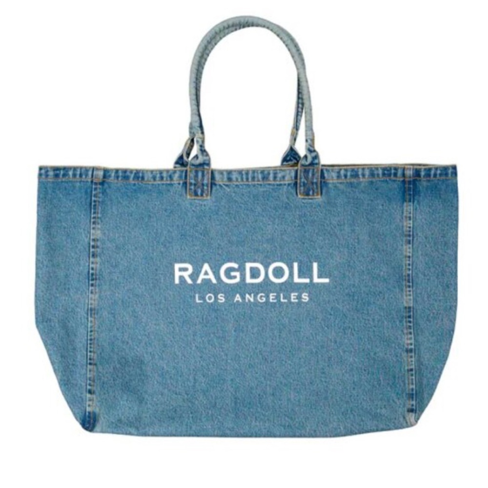 Ragdoll denim tote